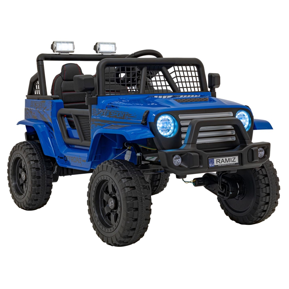 Elektromobilis OFF ROAD 4x4 SPORT, Blue-Elektromobiliai vaikams, Visureigiai-e-vaikas