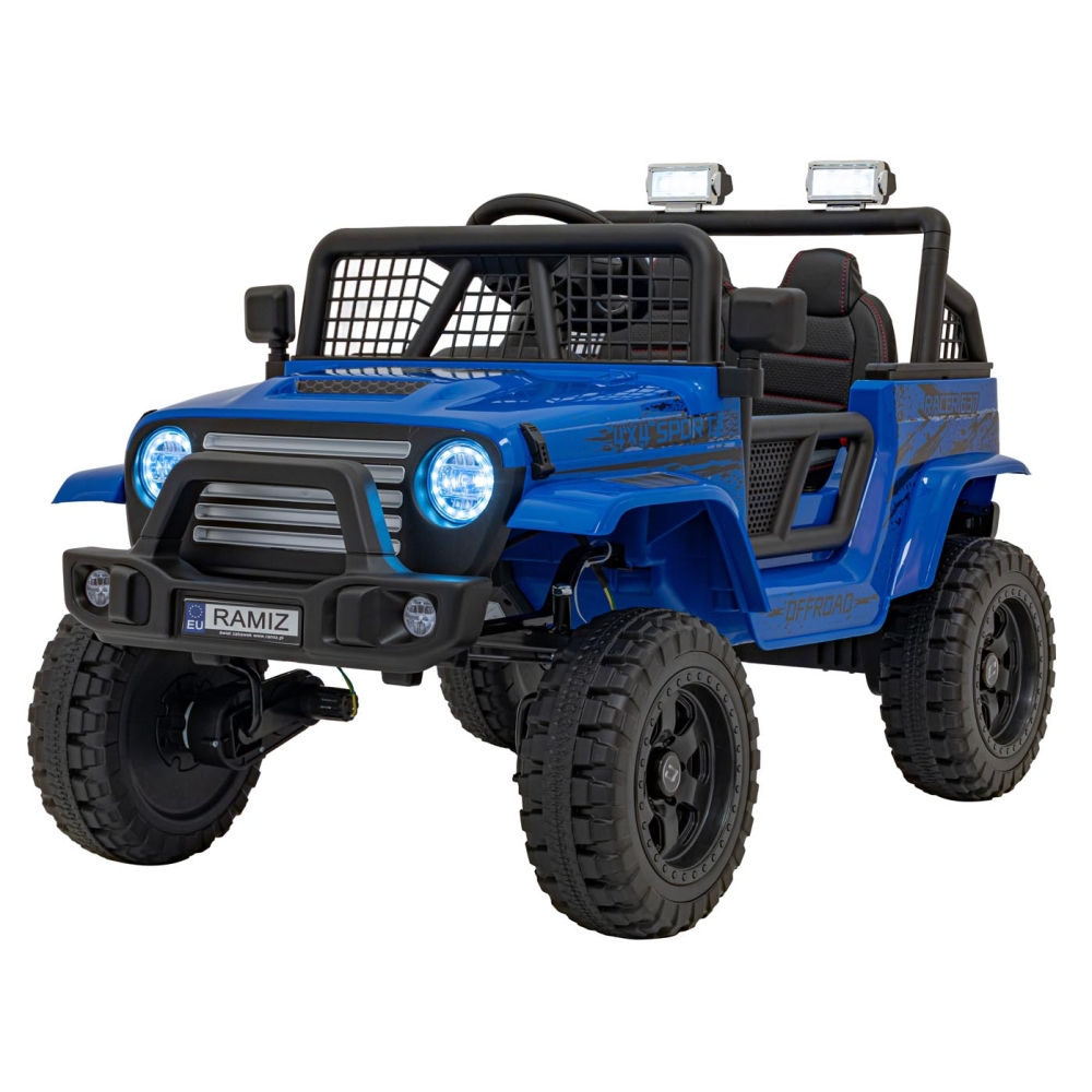 Elektromobilis OFF ROAD 4x4 SPORT, Blue-Elektromobiliai vaikams, Visureigiai-e-vaikas