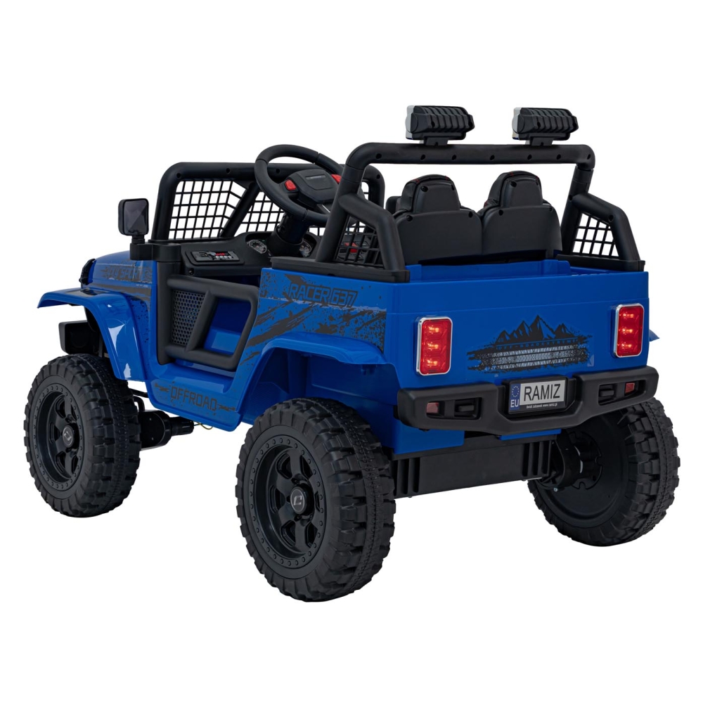 Elektromobilis OFF ROAD 4x4 SPORT, Blue-Elektromobiliai vaikams, Visureigiai-e-vaikas