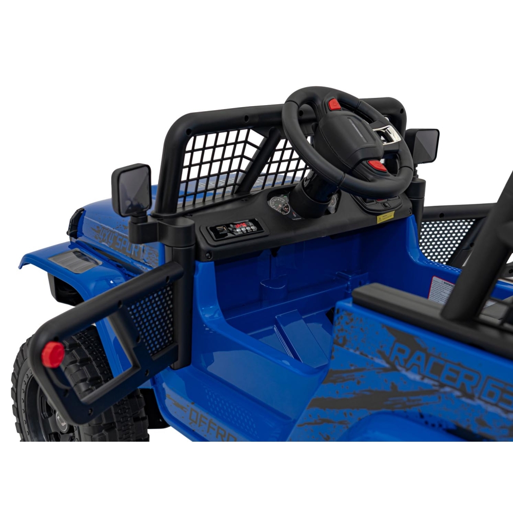 Elektromobilis OFF ROAD 4x4 SPORT, Blue-Elektromobiliai vaikams, Visureigiai-e-vaikas