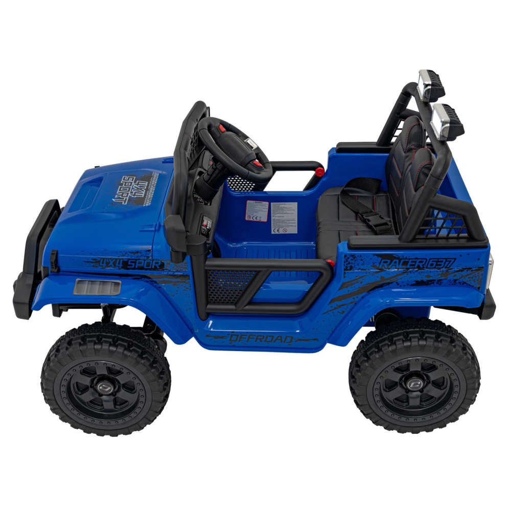Elektromobilis OFF ROAD 4x4 SPORT, Blue-Elektromobiliai vaikams, Visureigiai-e-vaikas
