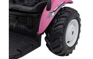Elektrinis traktorius GROW 1804, Pink-Elektromobiliai vaikams, Traktoriai-e-vaikas