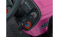 Elektrinis traktorius GROW 1804, Pink-Elektromobiliai vaikams, Traktoriai-e-vaikas