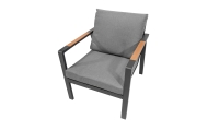 Meble Ogrodowe Aluminiowe Sofa + Dwa Fotele + Stolik