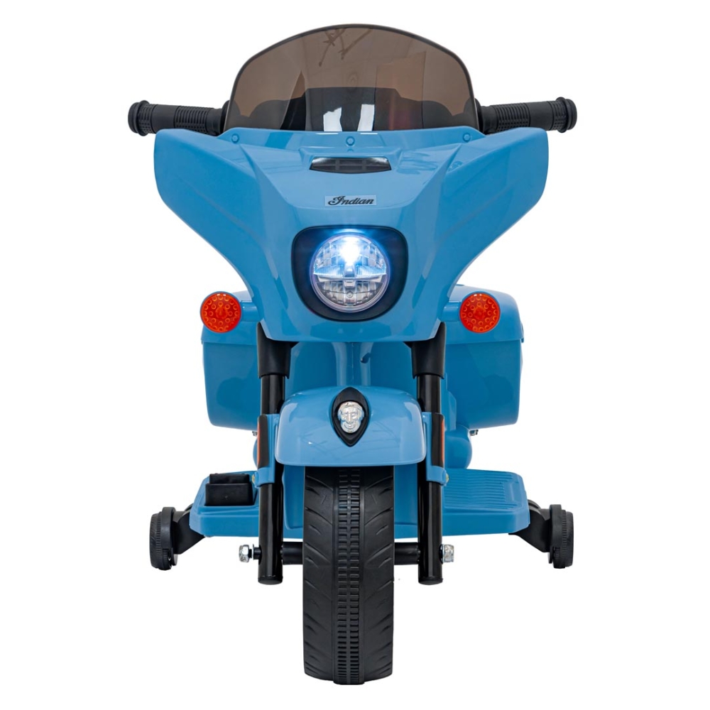 Elektrinis motociklas Chopper INDIAN, Blue-Elektromobiliai vaikams, Motociklai-e-vaikas