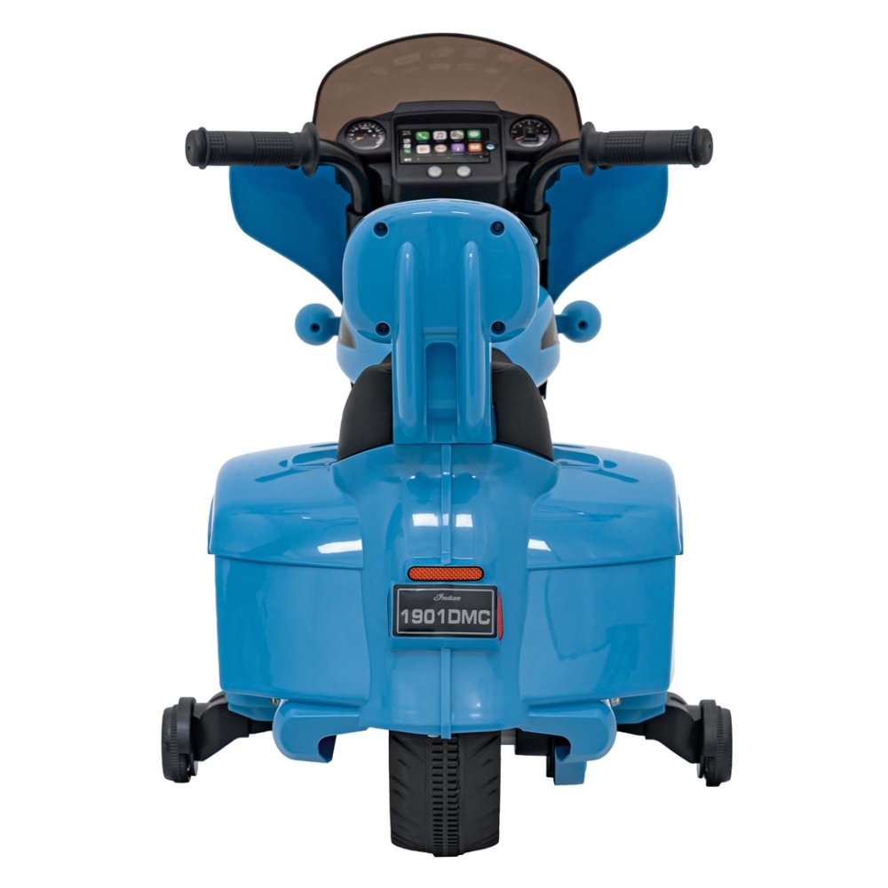 Elektrinis motociklas Chopper INDIAN, Blue-Elektromobiliai vaikams, Motociklai-e-vaikas