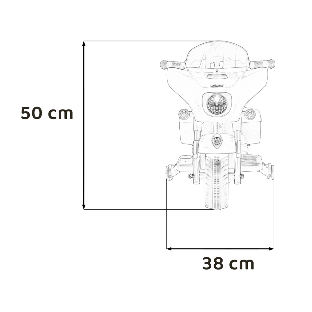 Elektrinis motociklas Chopper INDIAN, Blue-Elektromobiliai vaikams, Motociklai-e-vaikas