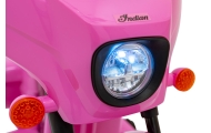 Elektrinis motociklas Chopper INDIAN, Pink-Elektromobiliai vaikams, Motociklai-e-vaikas