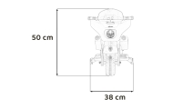 Elektrinis motociklas Chopper INDIAN, Pink-Elektromobiliai vaikams, Motociklai-e-vaikas