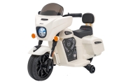 Elektrinis motociklas Chopper INDIAN, White-Elektromobiliai vaikams, Motociklai-e-vaikas