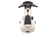 Elektrinis motociklas Chopper INDIAN, White-Elektromobiliai vaikams, Motociklai-e-vaikas