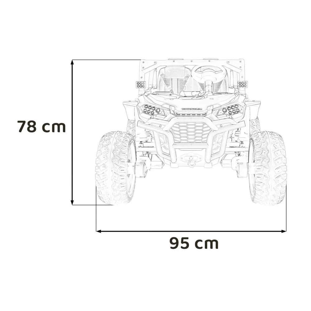 Elektromobilis HONDA 4x4, Green-Elektromobiliai vaikams, Keturračiai ir bagiai-e-vaikas