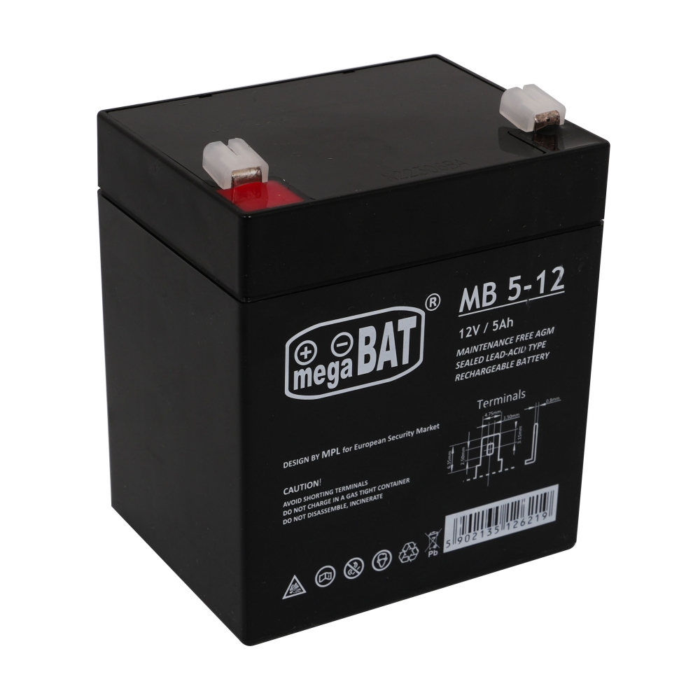Akumuliatorius 12V/5AH-Elektromobilių dalys, Akumuliatoriai-e-vaikas