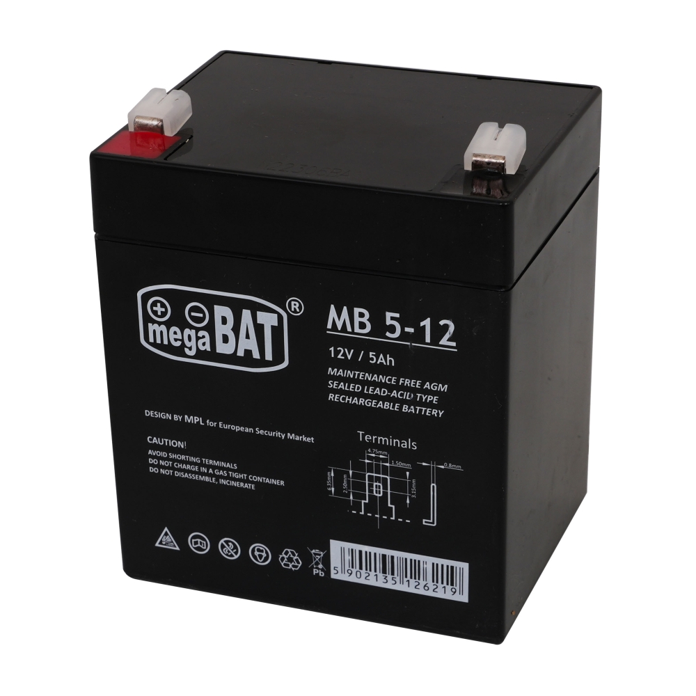 Akumuliatorius 12V/5AH-Elektromobilių dalys, Akumuliatoriai-e-vaikas