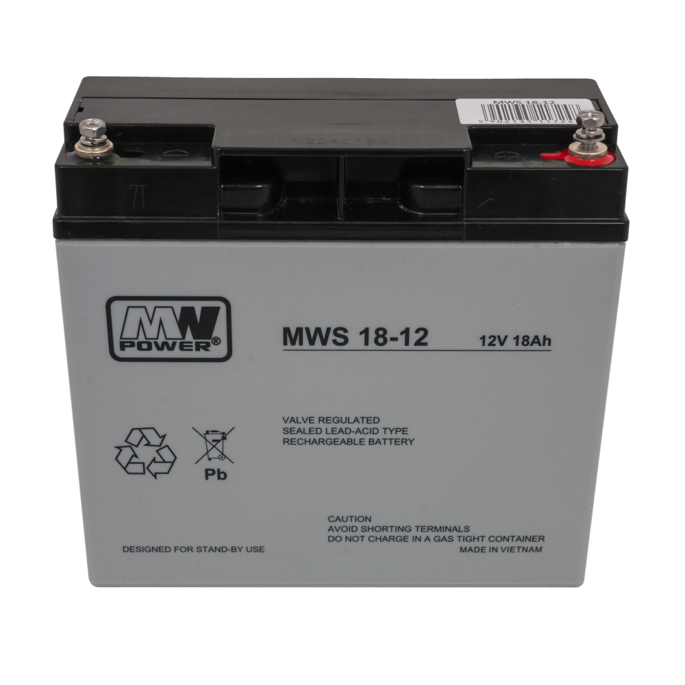 Akumuliatorius 12V/18AH-Elektromobilių dalys, Akumuliatoriai-e-vaikas