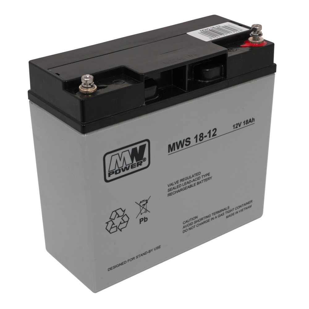 Akumuliatorius 12V/18AH-Elektromobilių dalys, Akumuliatoriai-e-vaikas