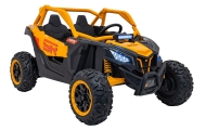 Dvivietis elektrinis Buggy SR SUPER 66, Yellow-Elektromobiliai vaikams, Keturračiai ir bagiai-e-vaikas
