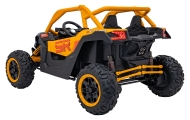 Dvivietis elektrinis Buggy SR SUPER 66, Yellow-Elektromobiliai vaikams, Keturračiai ir bagiai-e-vaikas