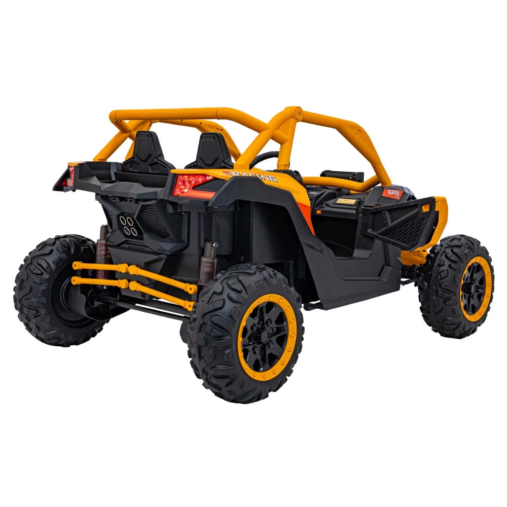 Dvivietis elektrinis Buggy SR SUPER 66, Yellow-Elektromobiliai vaikams, Keturračiai ir bagiai-e-vaikas