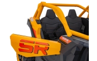 Dvivietis elektrinis Buggy SR SUPER 66, Yellow-Elektromobiliai vaikams, Keturračiai ir bagiai-e-vaikas