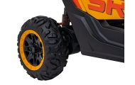 Dvivietis elektrinis Buggy SR SUPER 66, Yellow-Elektromobiliai vaikams, Keturračiai ir bagiai-e-vaikas