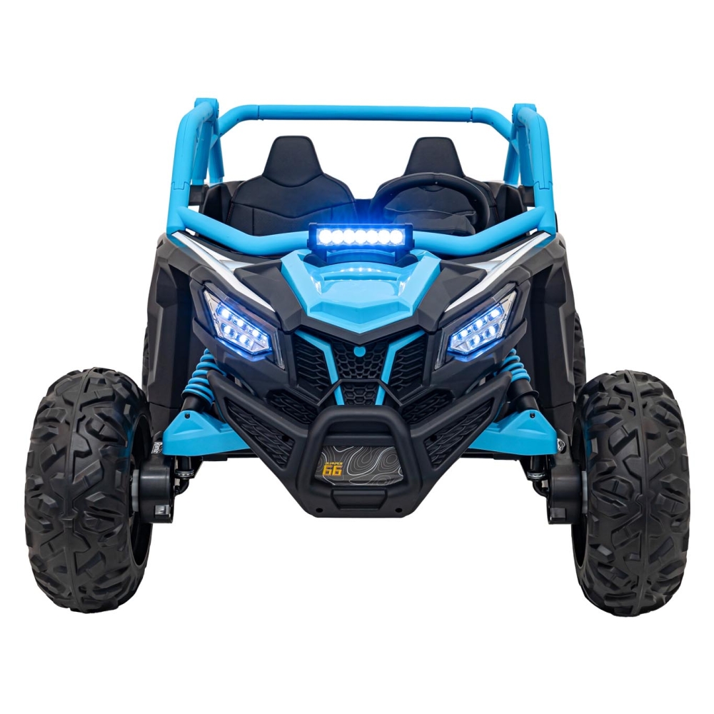 Dvivietis elektrinis Buggy SR SUPER 66, Blue-Elektromobiliai vaikams, Keturračiai ir bagiai-e-vaikas