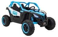 Dvivietis elektrinis Buggy SR SUPER 66, Blue-Elektromobiliai vaikams, Keturračiai ir bagiai-e-vaikas