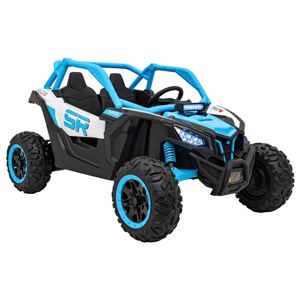Dvivietis elektrinis Buggy SR SUPER 66, Blue-Elektromobiliai vaikams, Keturračiai ir bagiai-e-vaikas