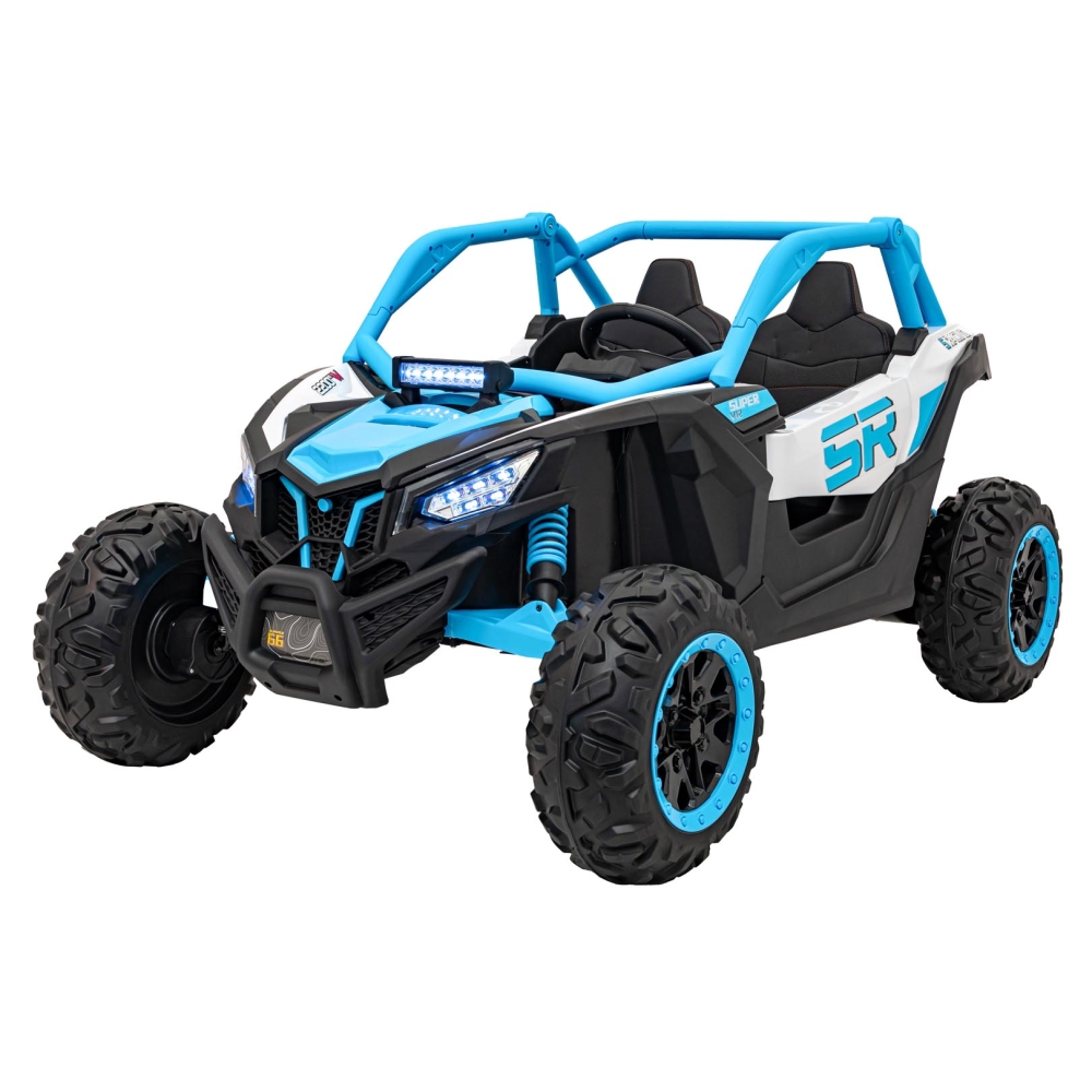 Dvivietis elektrinis Buggy SR SUPER 66, Blue-Elektromobiliai vaikams, Keturračiai ir bagiai-e-vaikas