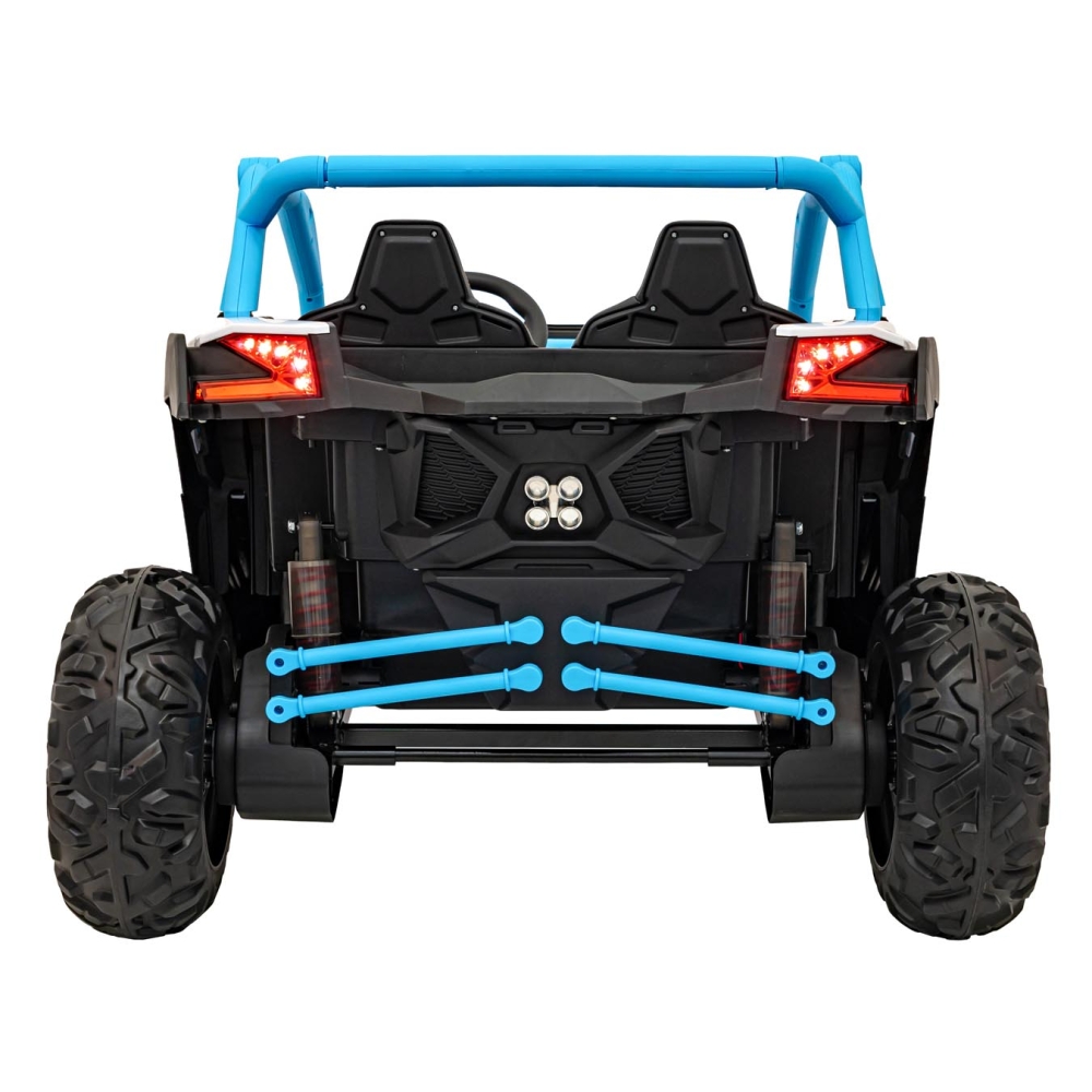 Dvivietis elektrinis Buggy SR SUPER 66, Blue-Elektromobiliai vaikams, Keturračiai ir bagiai-e-vaikas