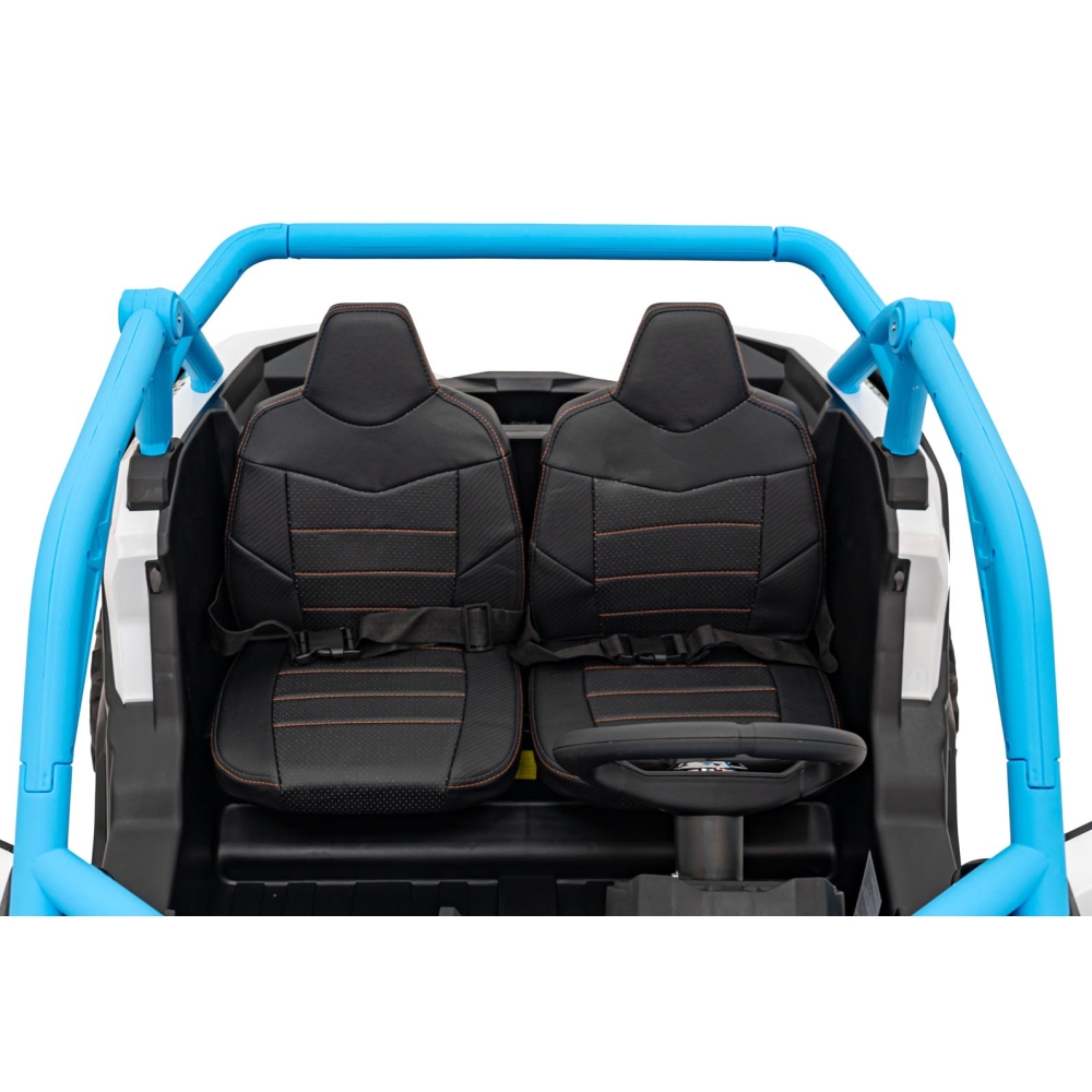 Dvivietis elektrinis Buggy SR SUPER 66, Blue-Elektromobiliai vaikams, Keturračiai ir bagiai-e-vaikas