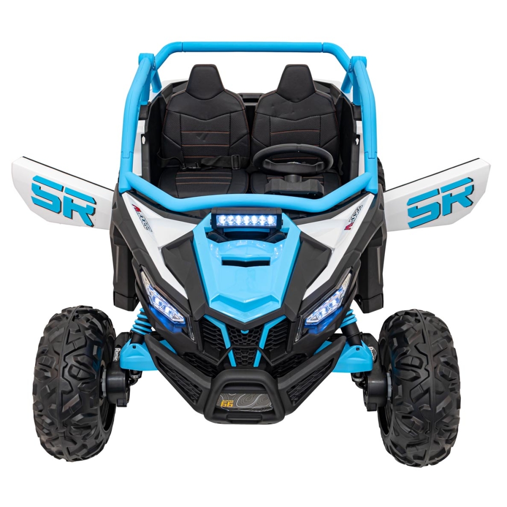 Dvivietis elektrinis Buggy SR SUPER 66, Blue-Elektromobiliai vaikams, Keturračiai ir bagiai-e-vaikas