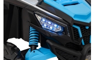 Dvivietis elektrinis Buggy SR SUPER 66, Blue-Elektromobiliai vaikams, Keturračiai ir bagiai-e-vaikas