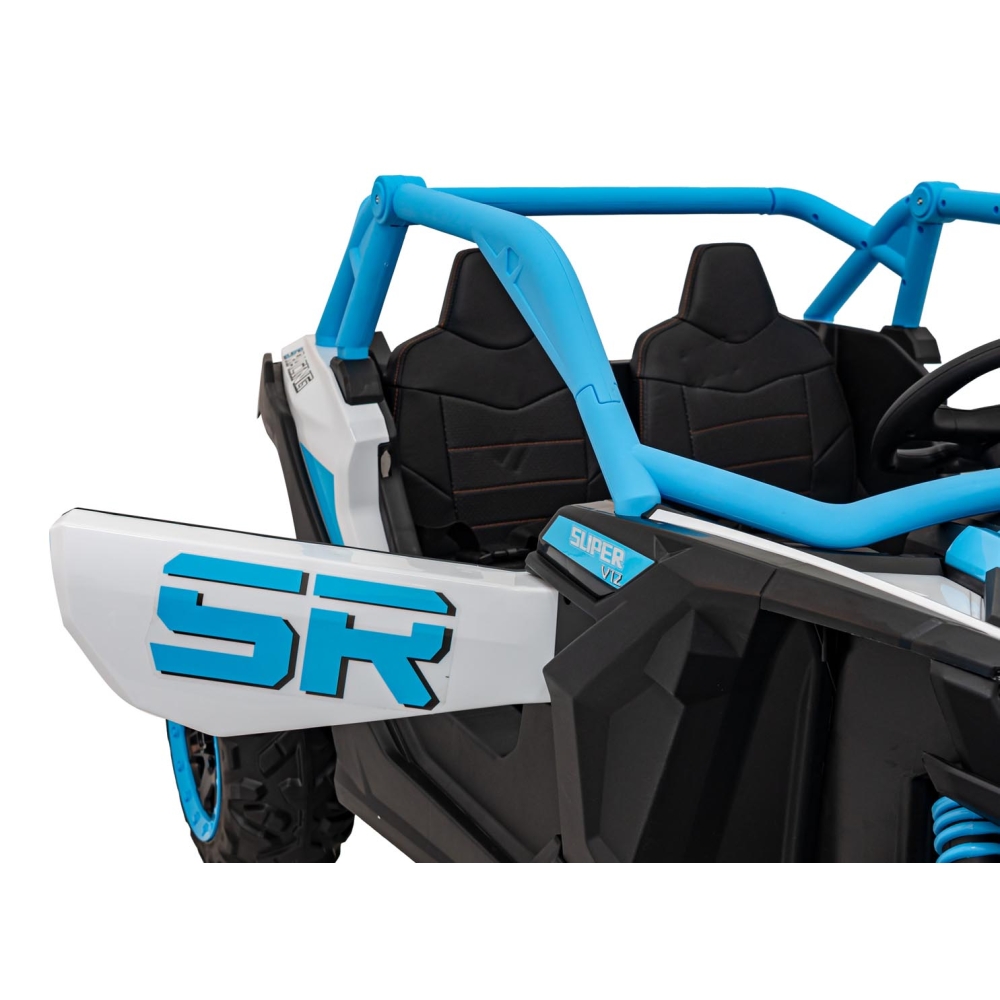 Dvivietis elektrinis Buggy SR SUPER 66, Blue-Elektromobiliai vaikams, Keturračiai ir bagiai-e-vaikas