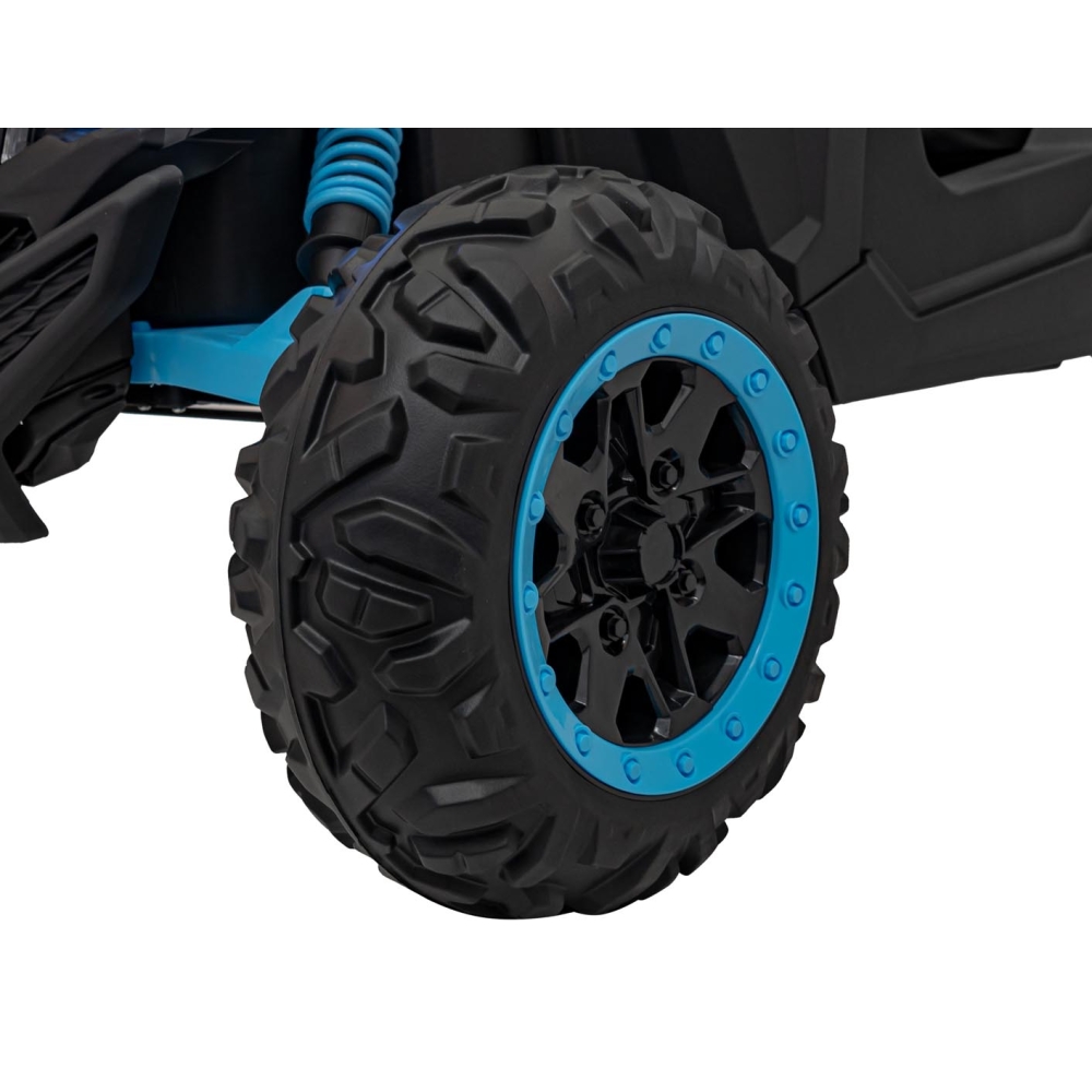 Dvivietis elektrinis Buggy SR SUPER 66, Blue-Elektromobiliai vaikams, Keturračiai ir bagiai-e-vaikas