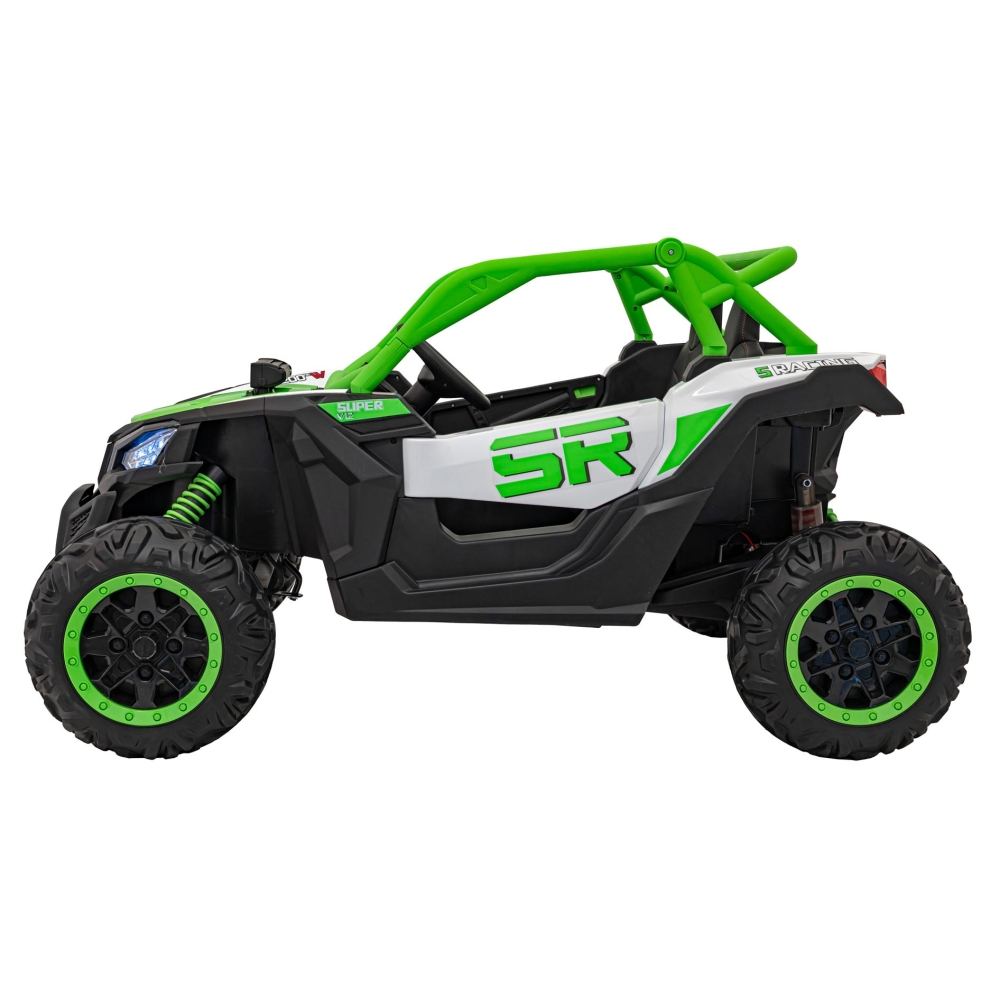 Dvivietis elektrinis Buggy SR SUPER 66, Green-Elektromobiliai vaikams, Keturračiai ir bagiai-e-vaikas
