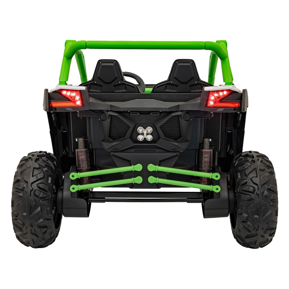 Dvivietis elektrinis Buggy SR SUPER 66, Green-Elektromobiliai vaikams, Keturračiai ir bagiai-e-vaikas