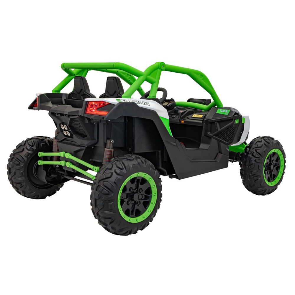 Dvivietis elektrinis Buggy SR SUPER 66, Green-Elektromobiliai vaikams, Keturračiai ir bagiai-e-vaikas