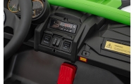 Dvivietis elektrinis Buggy SR SUPER 66, Green-Elektromobiliai vaikams, Keturračiai ir bagiai-e-vaikas