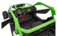 Dvivietis elektrinis Buggy SR SUPER 66, Green-Elektromobiliai vaikams, Keturračiai ir bagiai-e-vaikas