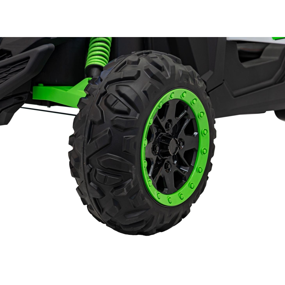 Dvivietis elektrinis Buggy SR SUPER 66, Green-Elektromobiliai vaikams, Keturračiai ir bagiai-e-vaikas
