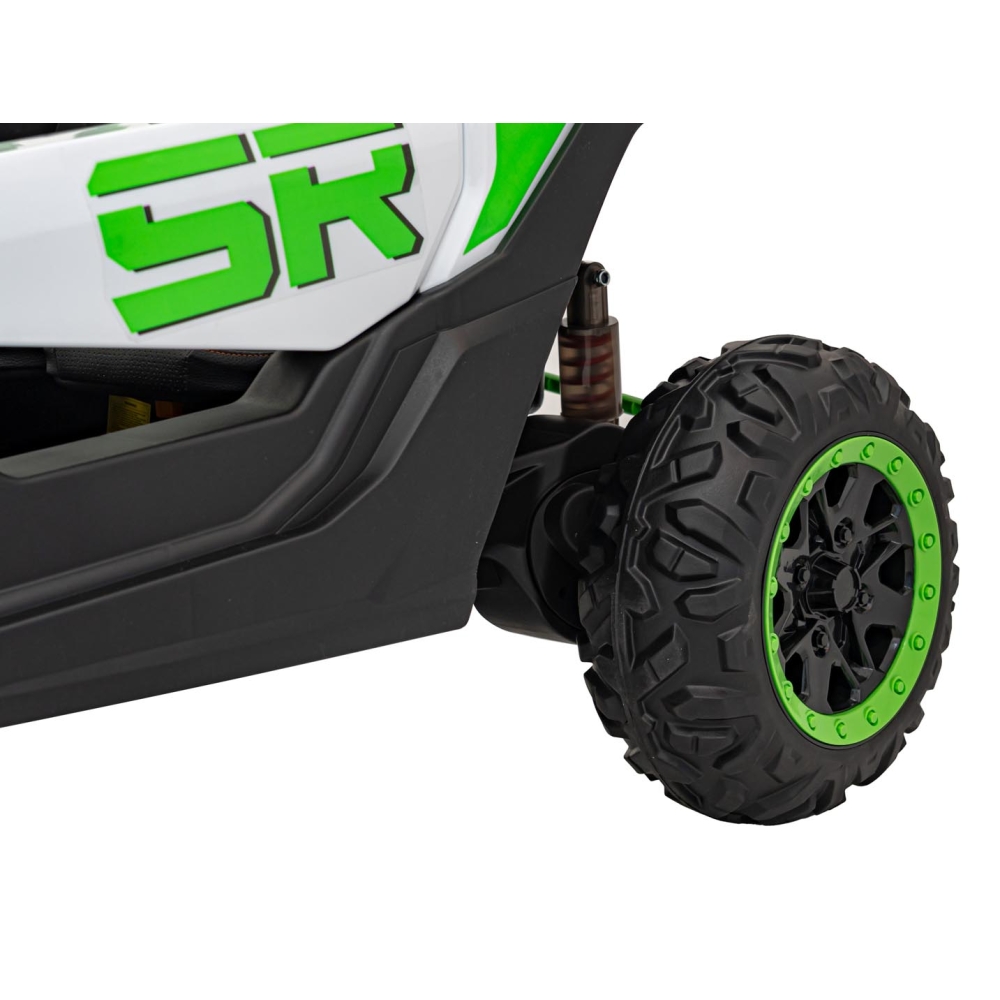 Dvivietis elektrinis Buggy SR SUPER 66, Green-Elektromobiliai vaikams, Keturračiai ir bagiai-e-vaikas