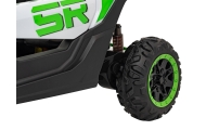 Dvivietis elektrinis Buggy SR SUPER 66, Green-Elektromobiliai vaikams, Keturračiai ir bagiai-e-vaikas