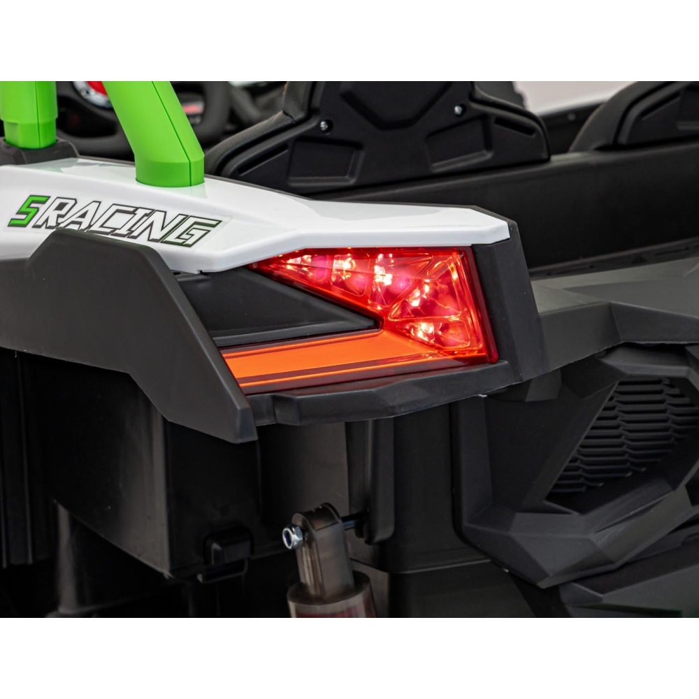 Dvivietis elektrinis Buggy SR SUPER 66, Green-Elektromobiliai vaikams, Keturračiai ir bagiai-e-vaikas
