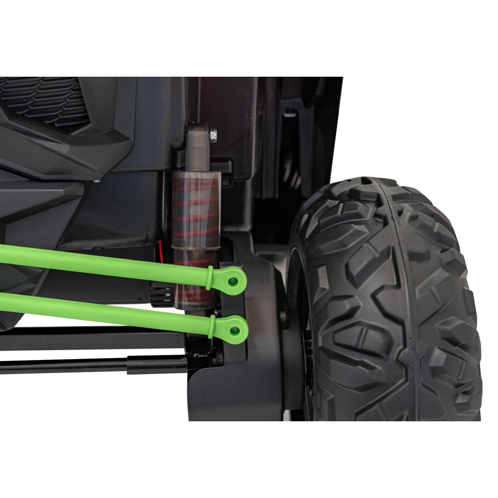 Dvivietis elektrinis Buggy SR SUPER 66, Green-Elektromobiliai vaikams, Keturračiai ir bagiai-e-vaikas