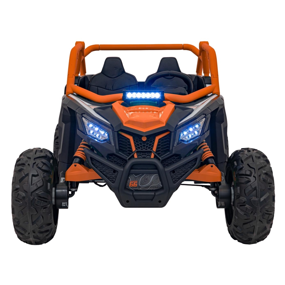 Dvivietis elektrinis Buggy SR SUPER 66, Orange-Elektromobiliai vaikams, Keturračiai ir bagiai-e-vaikas