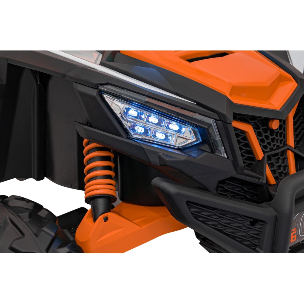 Dvivietis elektrinis Buggy SR SUPER 66, Orange-Elektromobiliai vaikams, Keturračiai ir bagiai-e-vaikas