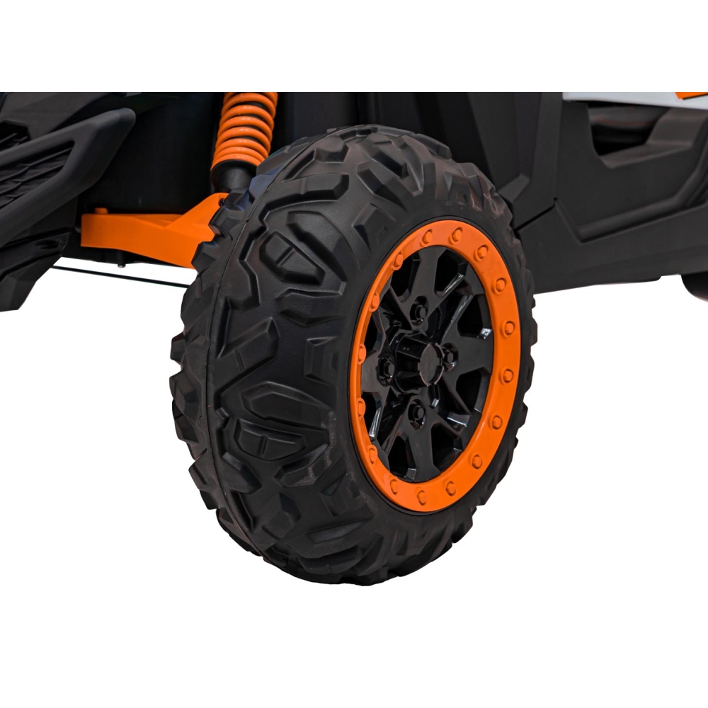 Dvivietis elektrinis Buggy SR SUPER 66, Orange-Elektromobiliai vaikams, Keturračiai ir bagiai-e-vaikas