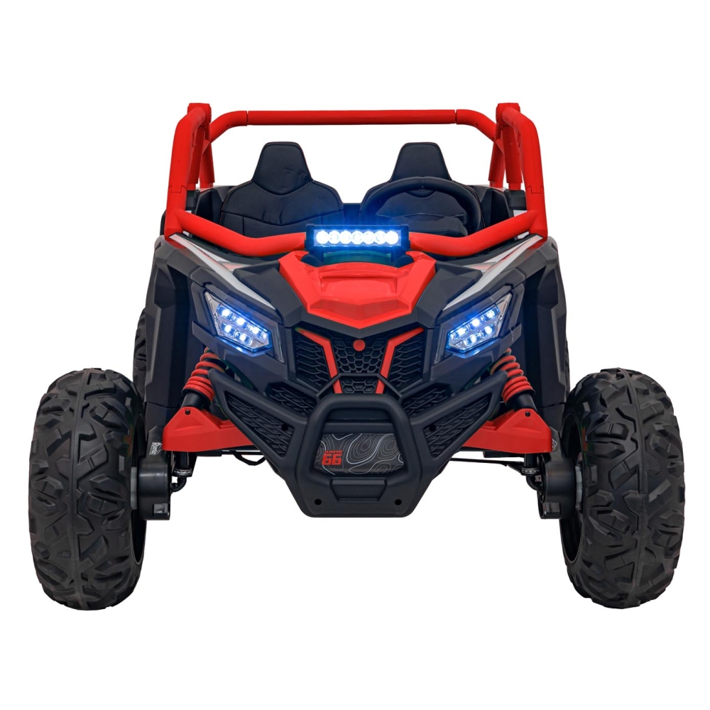 Dvivietis elektrinis Buggy SR SUPER 66, Red-Elektromobiliai vaikams, Keturračiai ir bagiai-e-vaikas