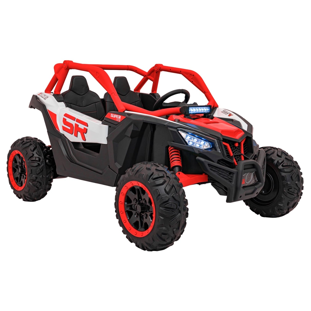 Dvivietis elektrinis Buggy SR SUPER 66, Red-Elektromobiliai vaikams, Keturračiai ir bagiai-e-vaikas
